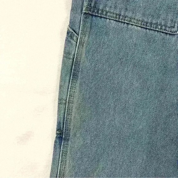 NWT Simple Society Highrise Light Wash Rayon Ankle Carpenter Jeans Size 9/29 - Picture 7 of 16